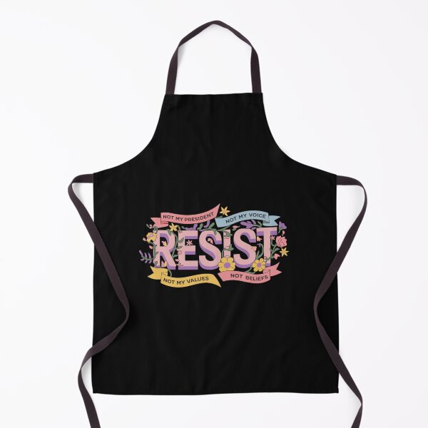 Item preview, Anti Trump Floral Resist Not My President America US designed and sold by ConceptualVibes.