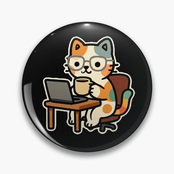 Item preview, OFFICE CAT (OFFICE WORKER) designed and sold by Rose&Mike.