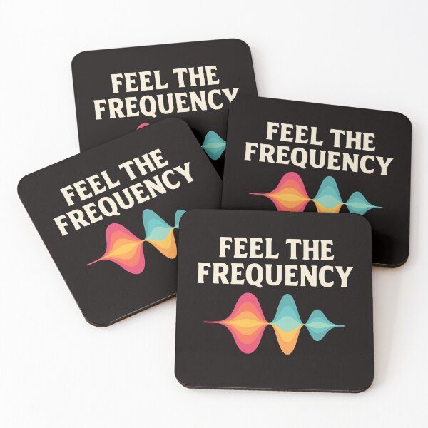 Item preview, Feel the Frequency – Retro Music Wave Design designed and sold by Tadeusz1.