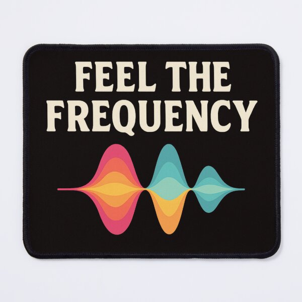 Item preview, Feel the Frequency – Retro Music Wave Design designed and sold by Tadeusz1.