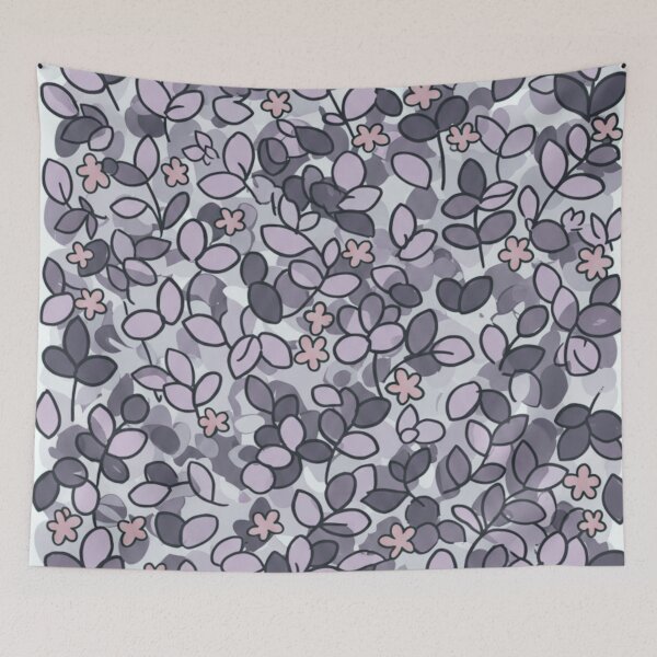 Item preview, Blue Whimsy Thicket designed and sold by LyssasMindArt.