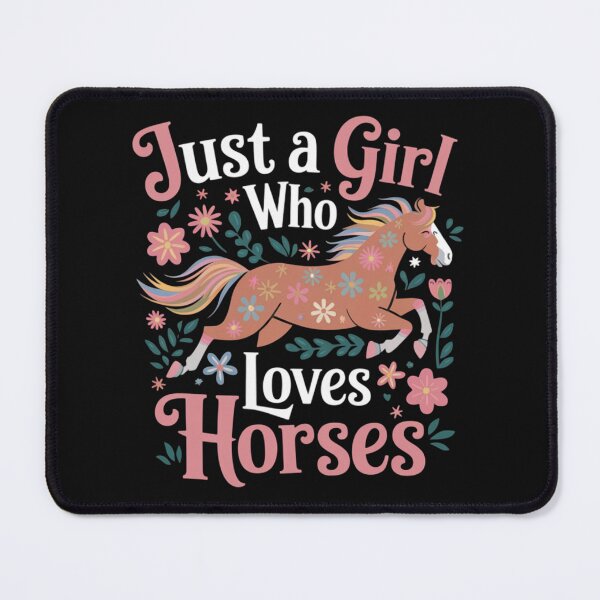 Item preview, Cute Horse Colorful Just A Girl Who Loves Horses designed and sold by ConceptualVibes.