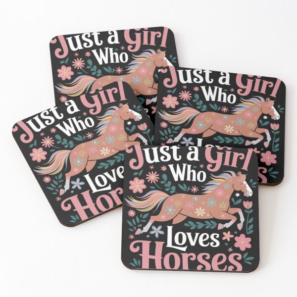 Item preview, Cute Horse Colorful Just A Girl Who Loves Horses designed and sold by ConceptualVibes.