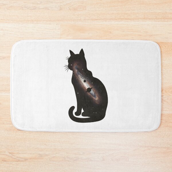 Item preview, Galaxy Cat Silhouette. Cosmic Space Kitty Art for Cat Lovers. designed and sold by Aknarin Thika.