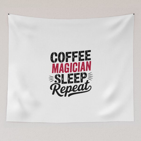 Item preview, Coffee Magician Sleep Repeat - Funny Magician Lover designed and sold by Watsonarts.