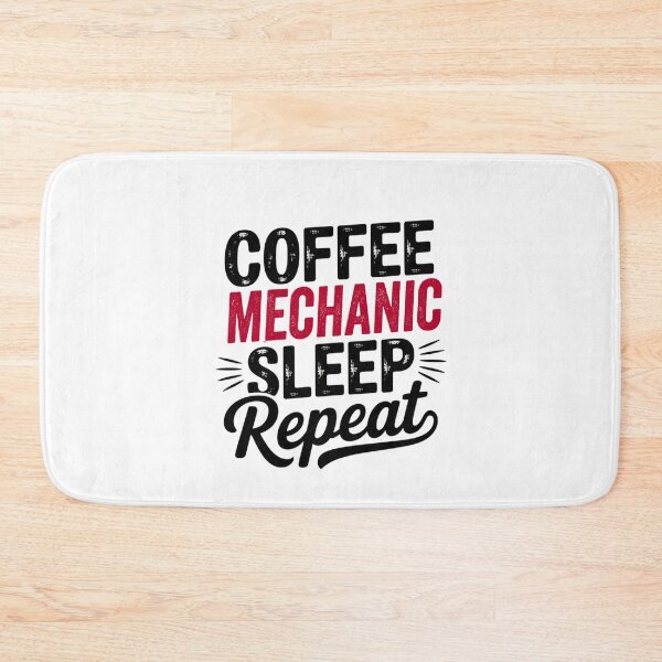 Item preview, Coffee Mechanic Sleep Repeat - Funny Mechanic Lover designed and sold by Watsonarts.