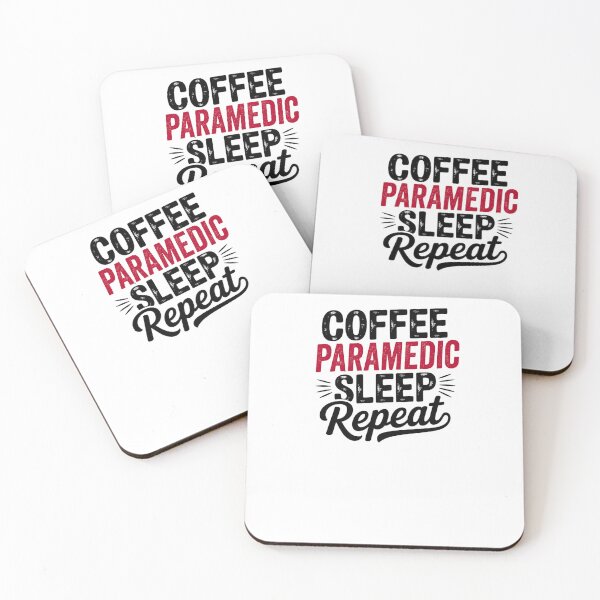 Item preview, Coffee Paramedic Sleep Repeat - Funny Paramedic Lover designed and sold by Watsonarts.