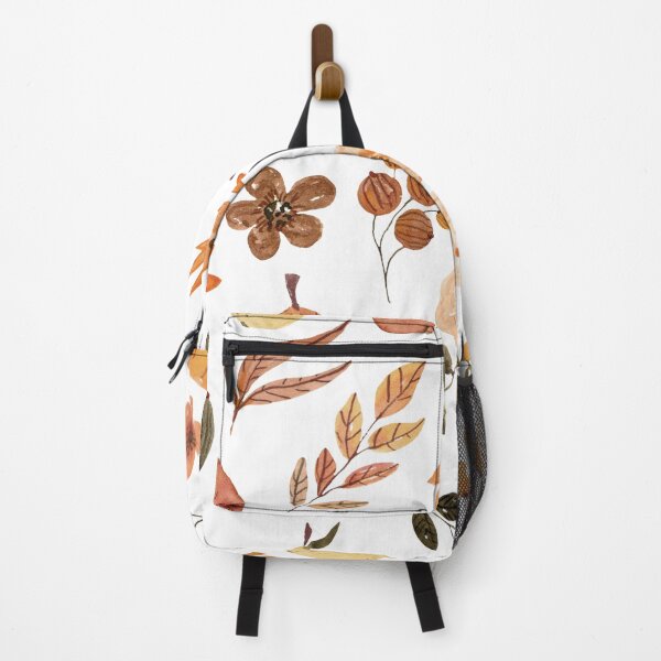 Item preview, Orange Autumn Watercolor Fall Pattern designed and sold by AESTHETISCAPES.