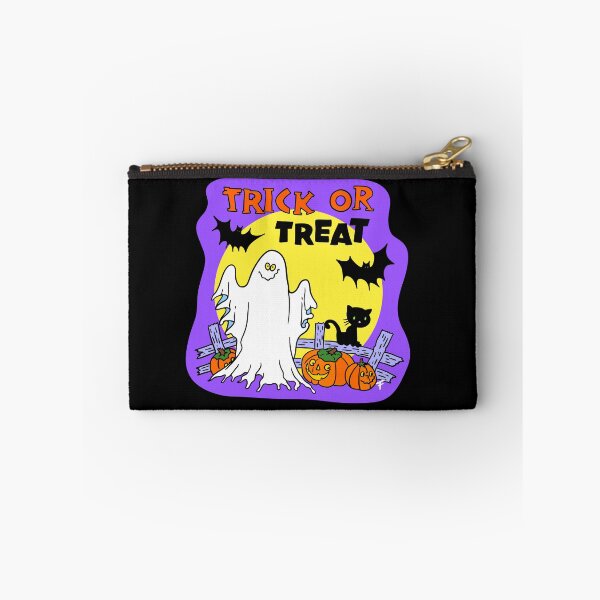 Item preview, Retro Trick or Treat - Purple Outline  designed and sold by The Abysmall.