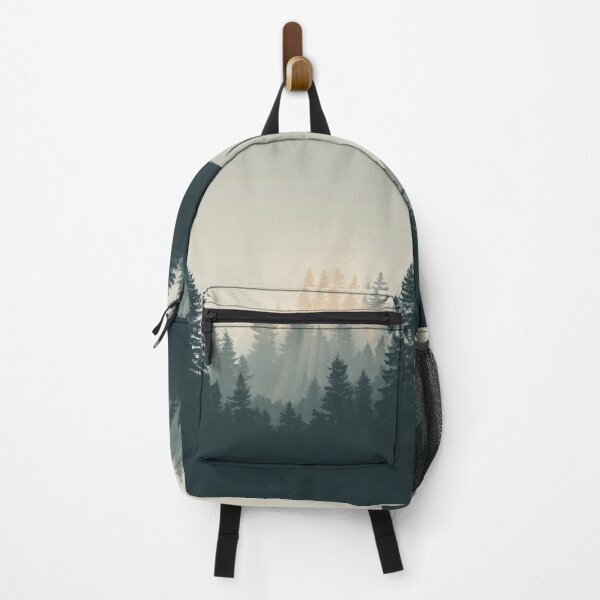 Item preview, Morning Mist Evergreen Forest Silhouette designed and sold by chi3-jp.