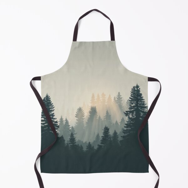 Item preview, Morning Mist Evergreen Forest Silhouette designed and sold by chi3-jp.