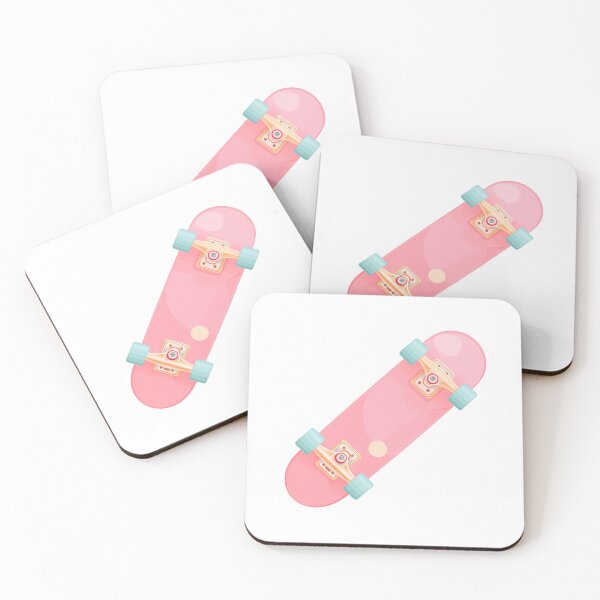 Item preview, Pink Skateboard – No Brakes Graphic Design for Skaters designed and sold by BobaBunny76.