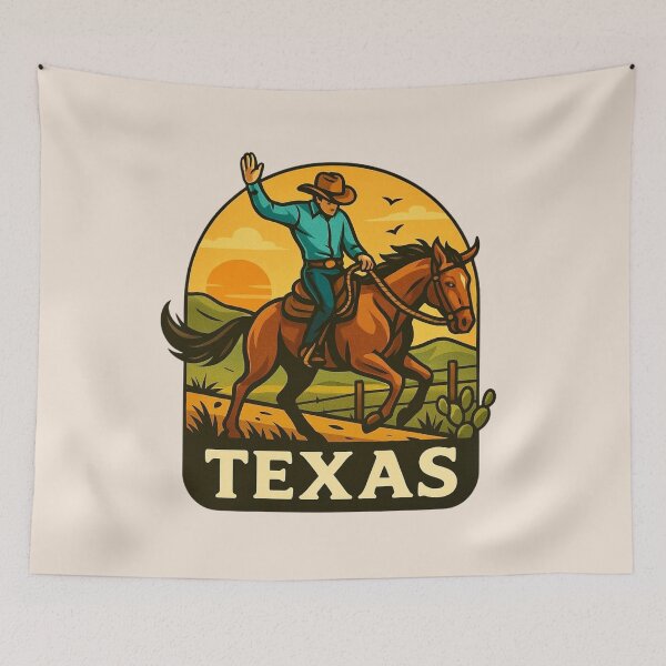 Item preview, Texas Western Rodeo Cowboy designed and sold by Myra365Art.