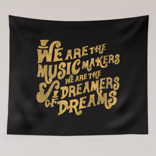 Item preview, We Are The Music Makers Worn designed and sold by raemiart.
