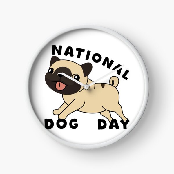 Item preview, Running Pug – National Dog Day Celebration Design designed and sold by Lu7u.