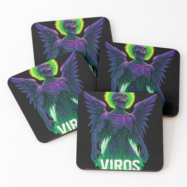 Item preview, Cyber Seraph: The Neon Angel of V1RØS designed and sold by Not Human Made shop.