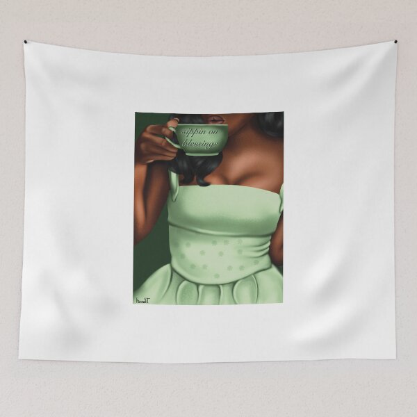 Item preview, Sippin On Blessings  designed and sold by Drawnbyspirit.