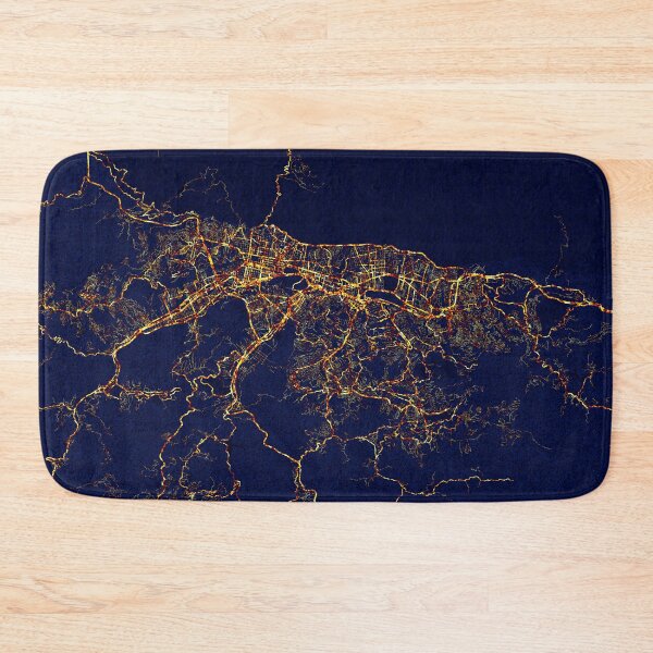 Item preview, Caracas, Venezuela Map - City At Night designed and sold by deMAP.