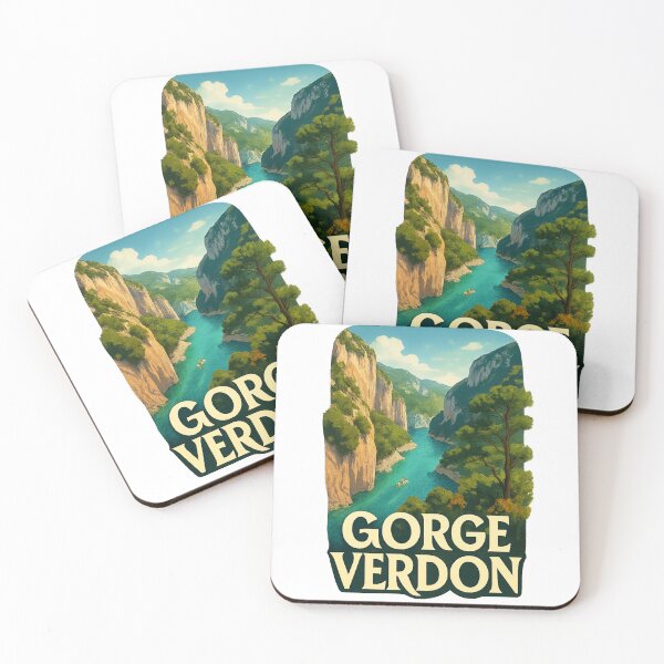 Item preview, Gorge du Verdon, Provence-Alpes-Côte d’Azur France – River Bend designed and sold by StampMyPassport.