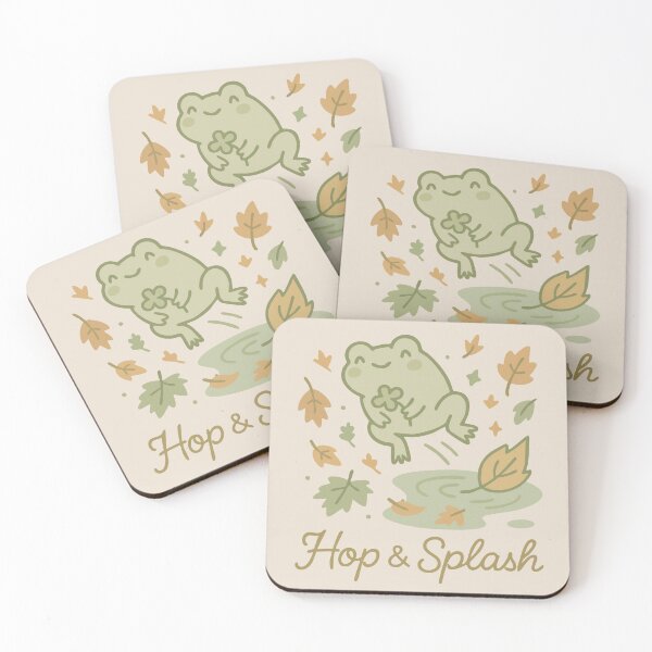 Item preview, Hop & Splash Frog designed and sold by Cuckoo Parrot.