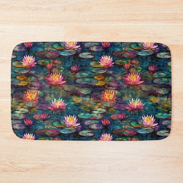 Item preview, Elegant Water Lilies, Sophisticated Impressionist Art designed and sold by helgekerler.