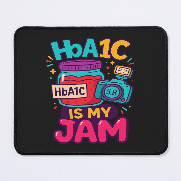Item preview, HBA1C Gift Idea – Fun Gift for Diabetics - Blood Test Awareness Gift designed and sold by DiabetesPrints.
