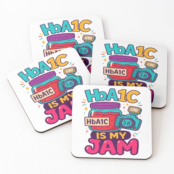 Item preview, HBA1C Gift Idea – Fun Gift for Diabetics - Blood Test Awareness Gift designed and sold by DiabetesPrints.