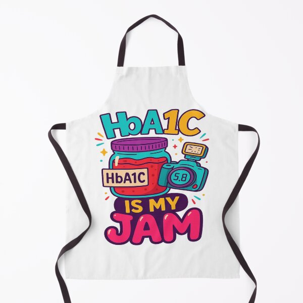 Item preview, HBA1C Gift Idea – Fun Gift for Diabetics - Blood Test Awareness Gift designed and sold by DiabetesPrints.