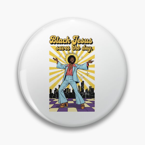 Item preview, Black Jesus, Jesus, 70s, peace, disco, funky. Funnyfits70, retro, vintage, meme, funny, humor designed and sold by FunnyFits70.