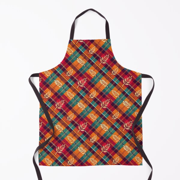 Item preview, A beautiful autumnal checkered flannel pattern designed and sold by Merrylands Artshop.