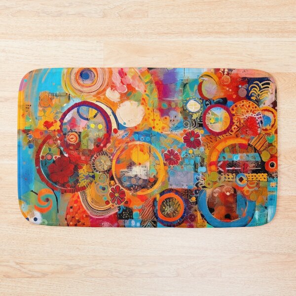 Item preview, Circular Color Dance, Geometric Joy Art designed and sold by helgekerler.