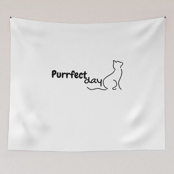 Item preview, Purrfect Day – Cute Cat Lovers Quote designed and sold by Xulat.