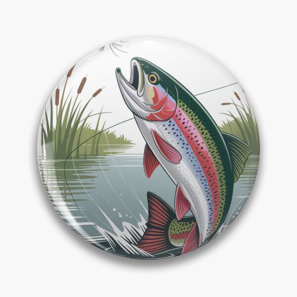 Item preview, Brown Trout Stream Run – Brown Trout in a River Stream designed and sold by FusiTink.