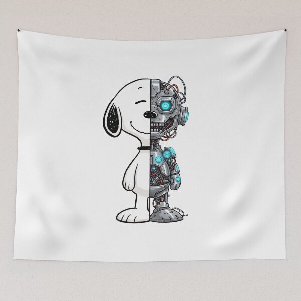 Item preview, Cyborg, dog, robot, cyber, future, Funnyfits70, retro, vintage, meme, funny, humor designed and sold by FunnyFits70.