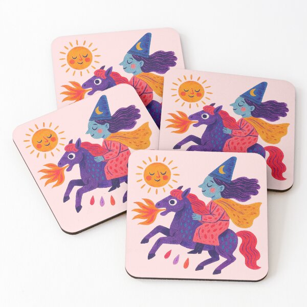 Item preview, Whimsical Wizard's Dragon Horse Journey designed and sold by zzz888.