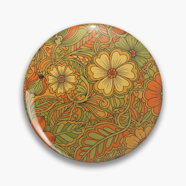 Item preview, Retro 70s Floral Pattern designed and sold by ColorVR.