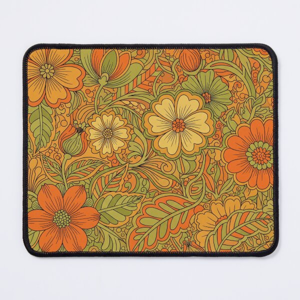 Item preview, Retro 70s Floral Pattern designed and sold by ColorVR.