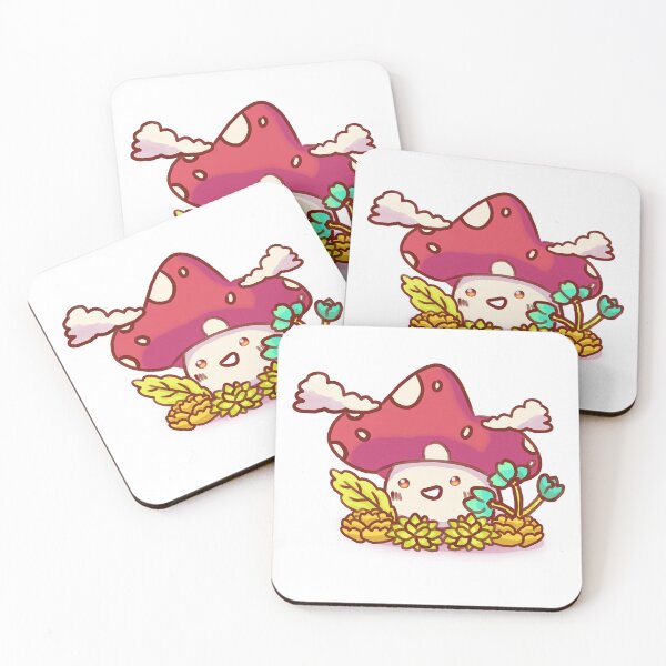 Item preview, Kawaii Whimsical Mushroom designed and sold by yumeskyexo.