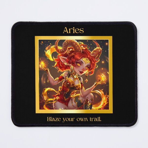 Item preview, Aries Zodiac – Blaze Your Own Trail designed and sold by Zodilite.