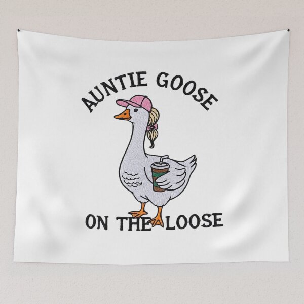 Item preview, Auntie Silly Goose Cool Aunts Club Funny Goose Lover Gift for Aunt New Pregnancy Announcement Tee designed and sold by MotivaChic.