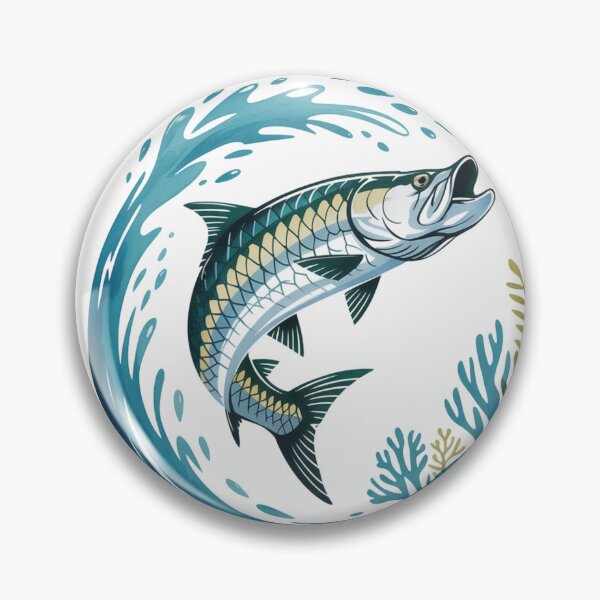 Item preview, Tarpon Sea Power – Tarpon Jumping in Tropical Waters designed and sold by FusiTink.