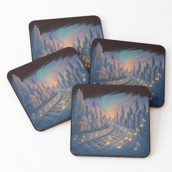 Item preview, Harmonic Metropolis – City of Music and Light designed and sold by Tadeusz1.