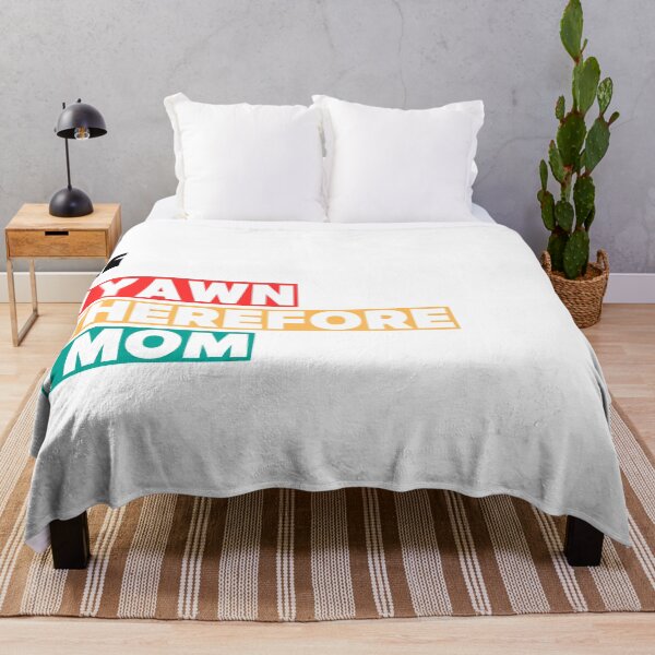 Item preview, Funny Retro Mom Quote - I Yawn, Therefore I Mom designed and sold by ureggie.