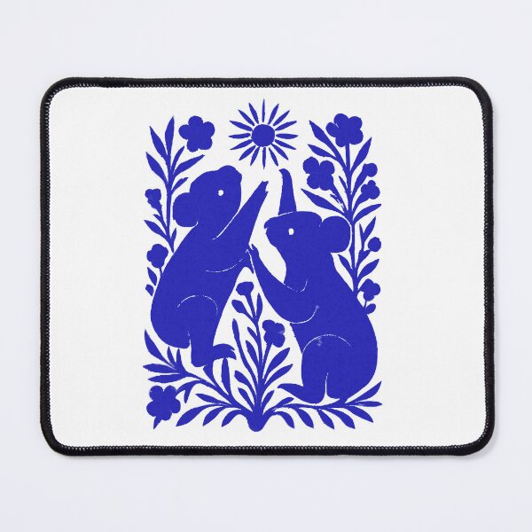 Item preview, Koala in the Gum Leaves – Vintage Linocut Style designed and sold by Highway45nz.