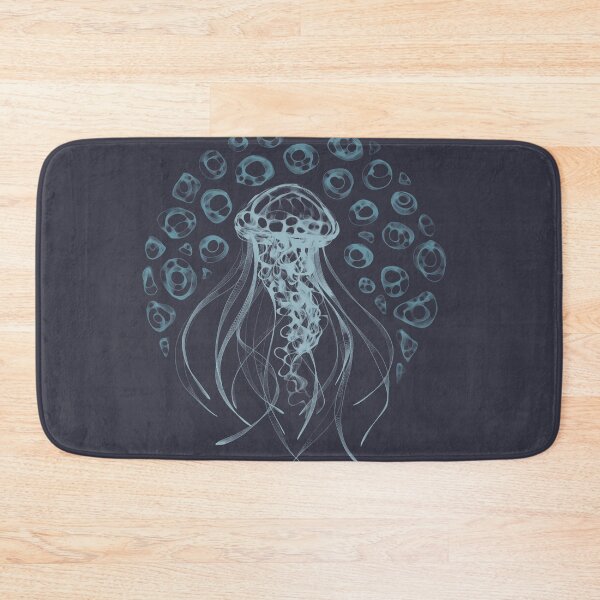 Item preview, Sketchy Jellyfish Surrounded by Bubbles designed and sold by srihita.