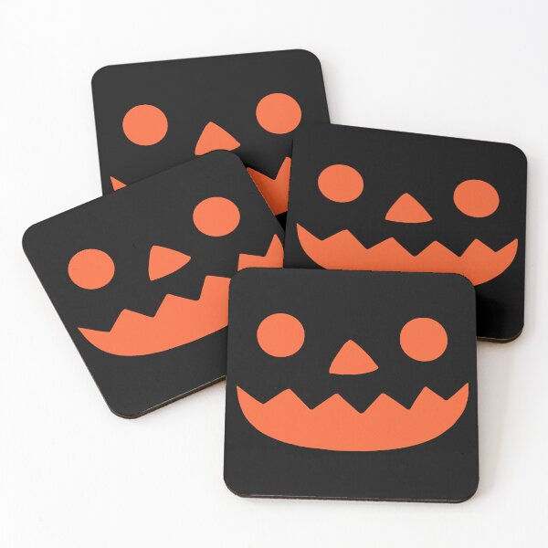 Item preview, Halloween Skull Smile – Hand-drawn Orange mild pumpkin Chill Face Kids Art designed and sold by YellowMagicJP.