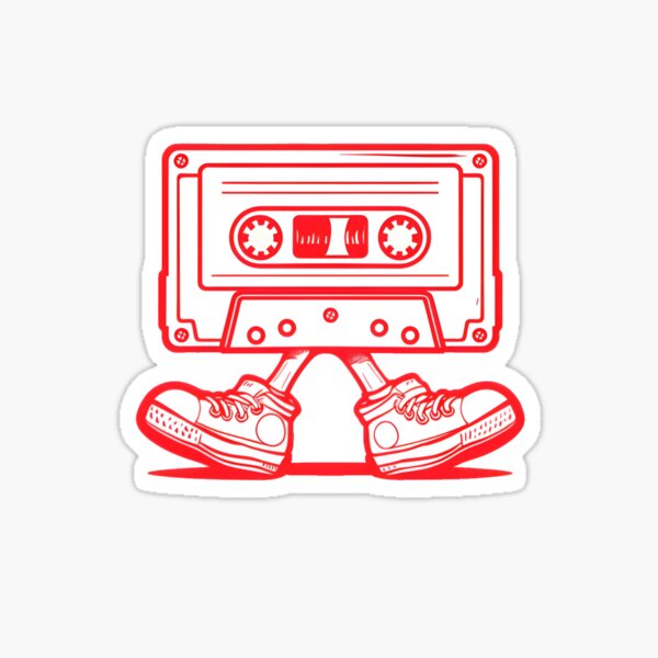 Vista previa del artículo con la obra «Cassette», diseñado y vendido por Newrealis.