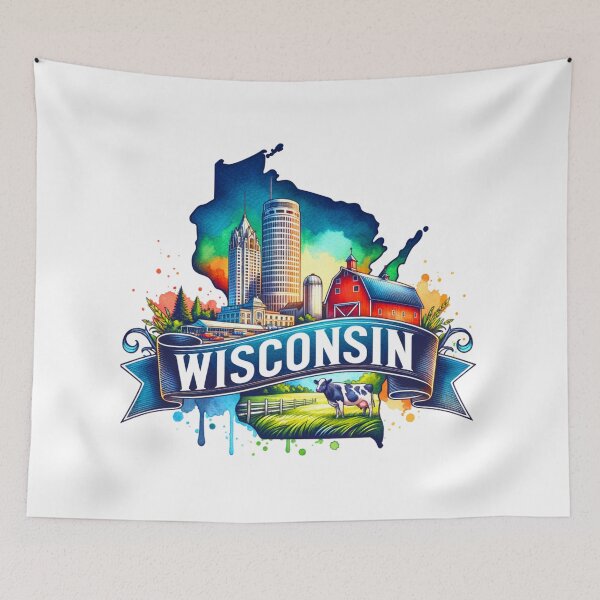 Item preview, I love Wisconsin designed and sold by BLUEFOX05.