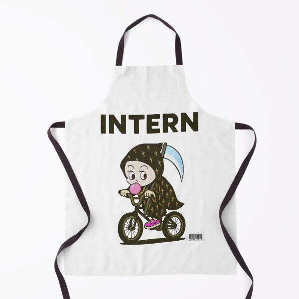 Item preview, Intern Grim Reaper bubble gum! street magazine style logo Black font designed and sold by YellowMagicJP.