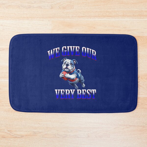 Item preview, Aussie Rules Bulldog - Footy Mascot designed and sold by ArtisticDesignsbyLinda.